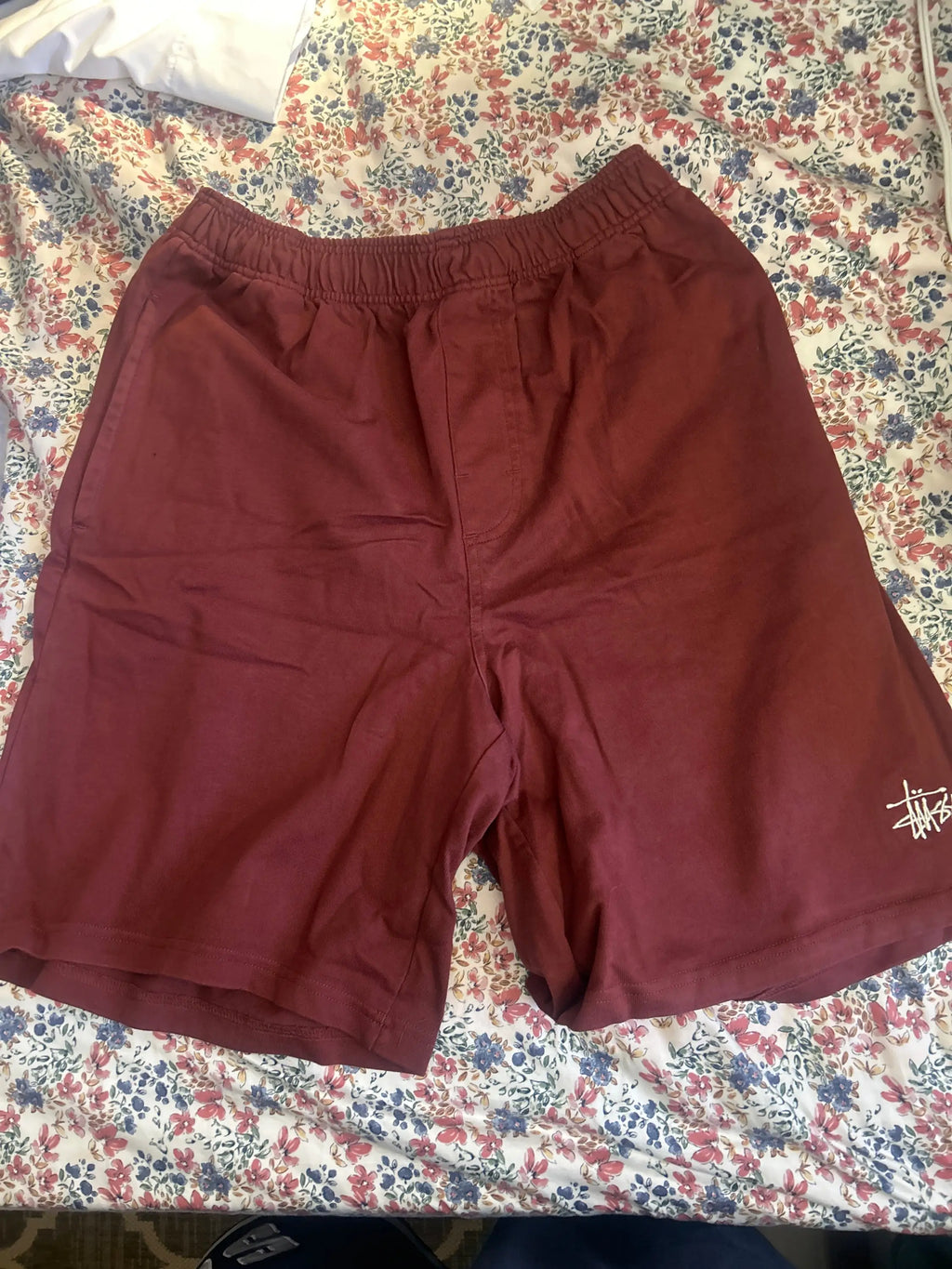 Stussy Jersey Heavy Shorts Wine Medium