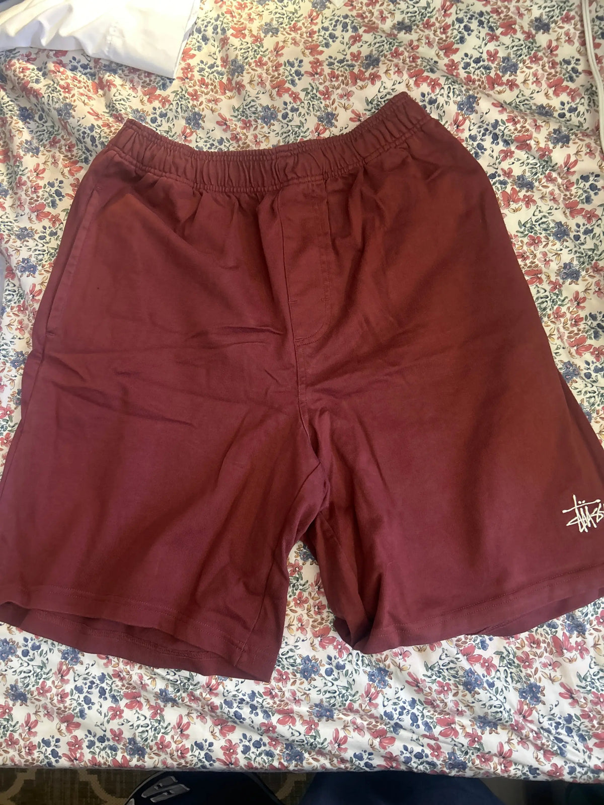 Stussy Jersey Heavy Shorts Wine Medium