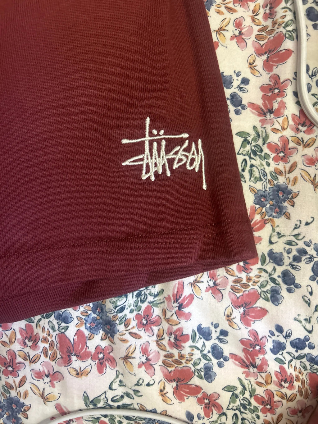 Stussy Jersey Heavy Shorts Wine Medium