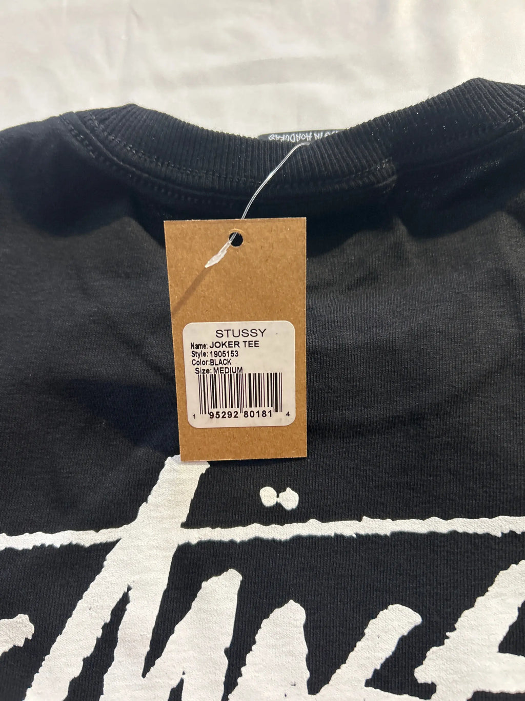 Stussy Joker Tee Black Medium