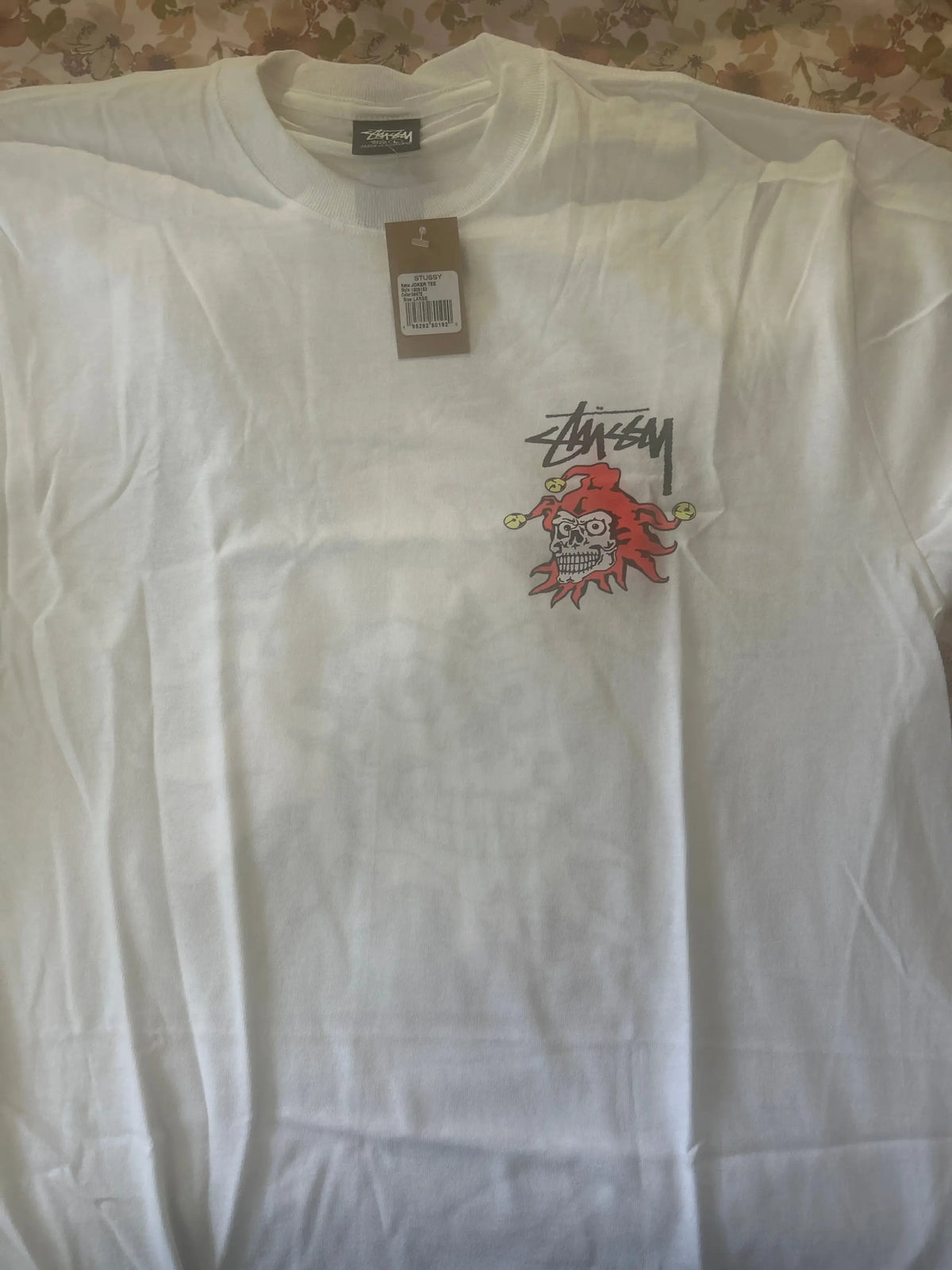 Stussy Joker Tee White Large