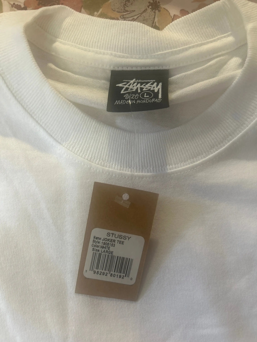 Stussy Joker Tee White Large