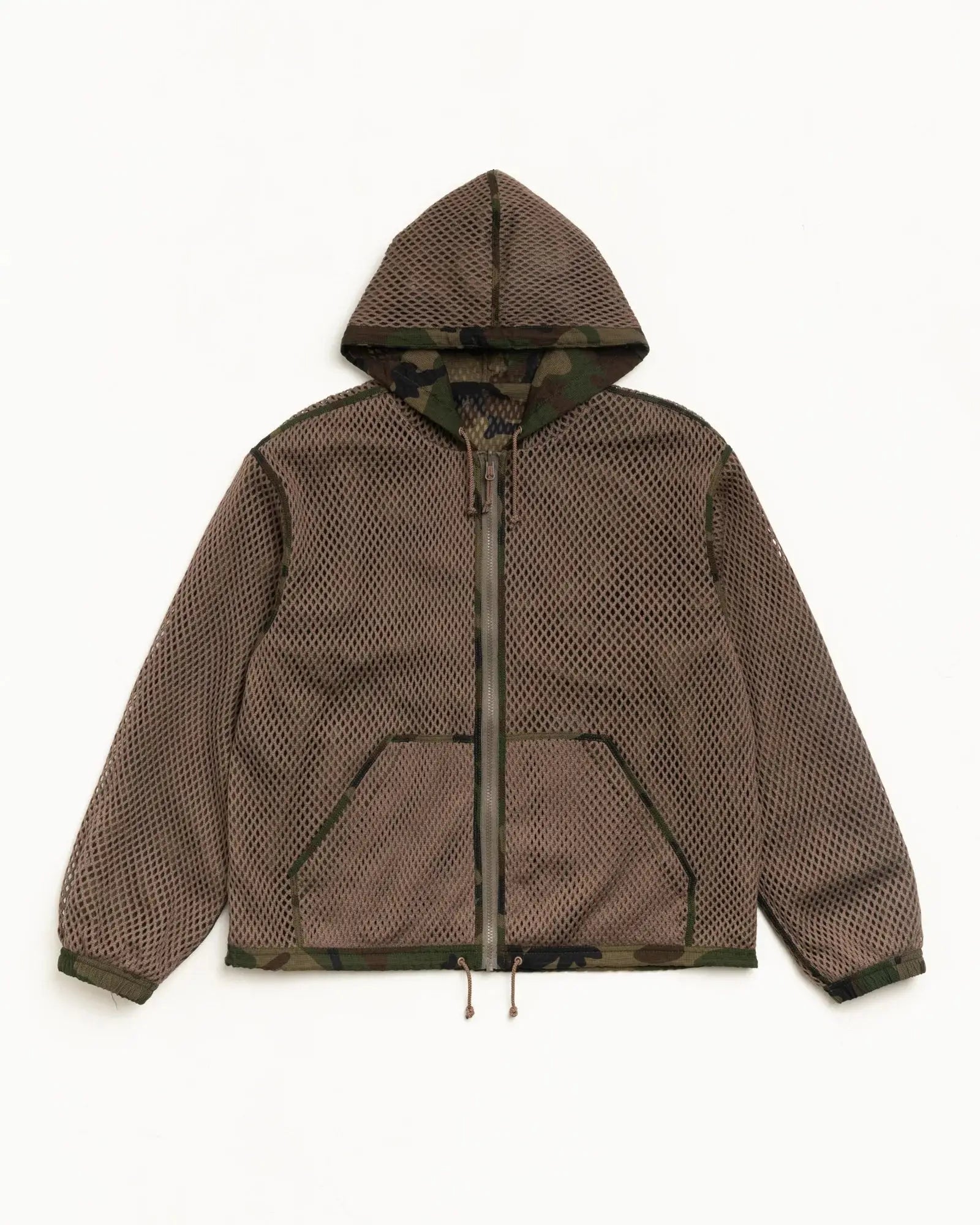 Stussy Layered Mesh Reversible Hoodie Camo X-Large