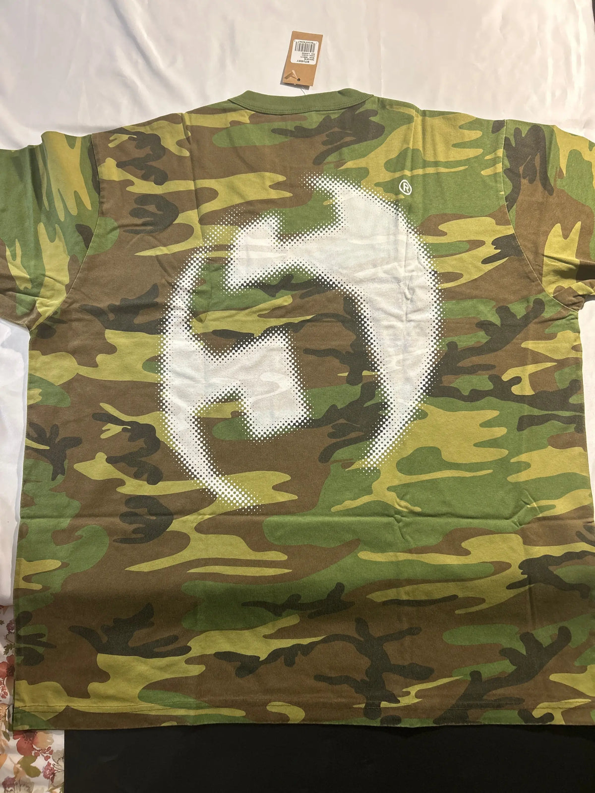 Stussy Lens Tee Camo Large