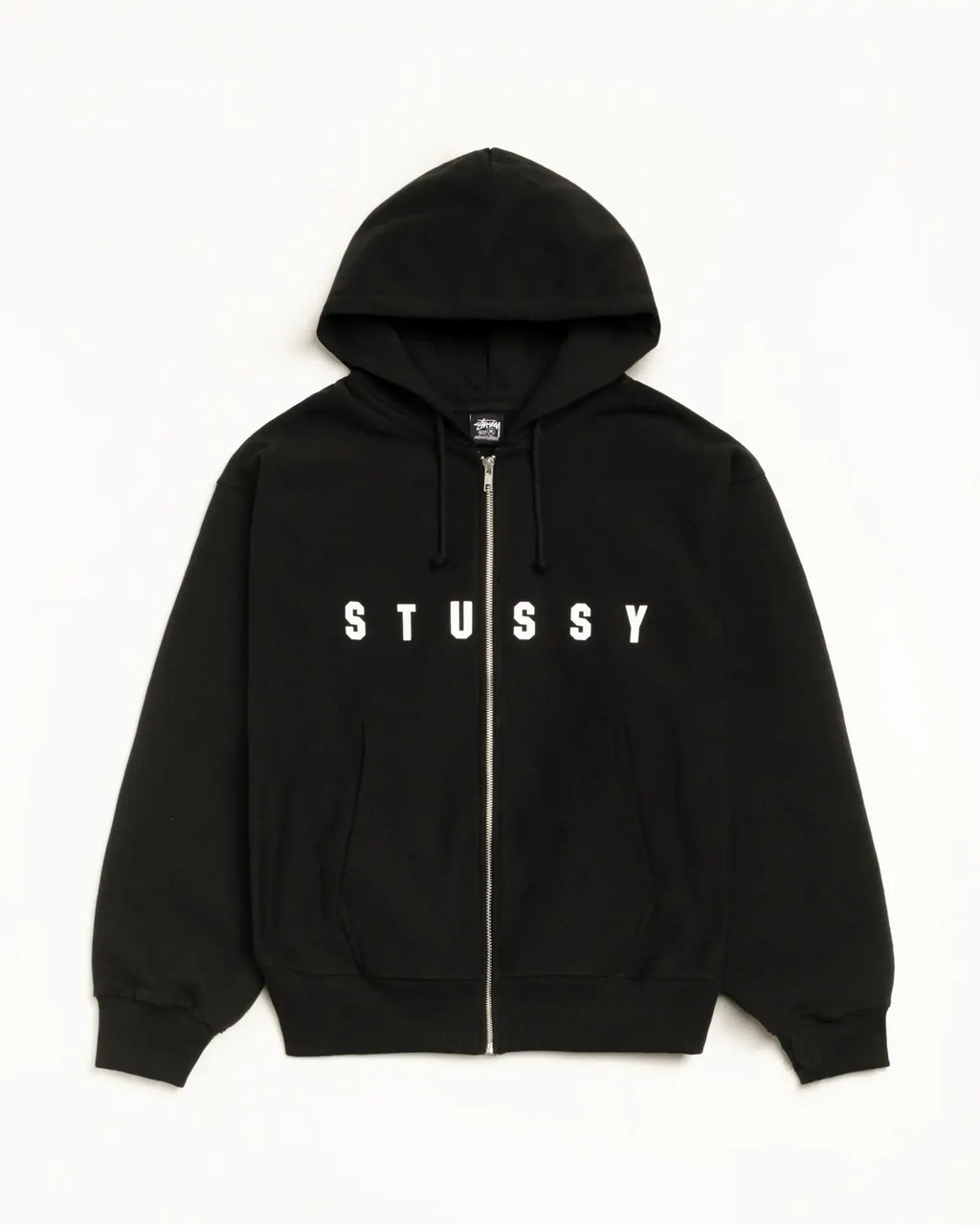 Stussy Lens Zip Hoodie Black - Hoodies
