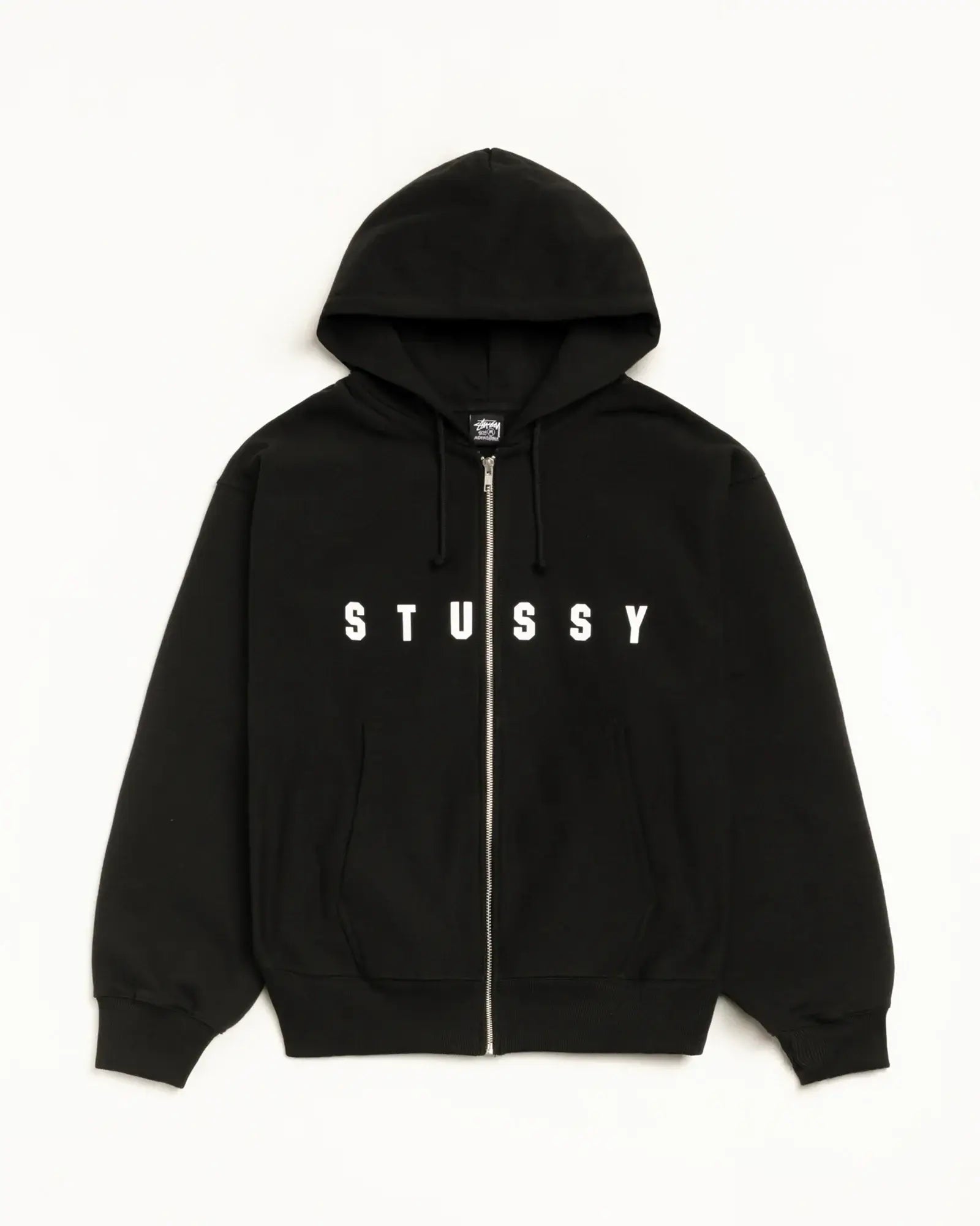 Stussy Lens Zip Hoodie Black - Hoodies