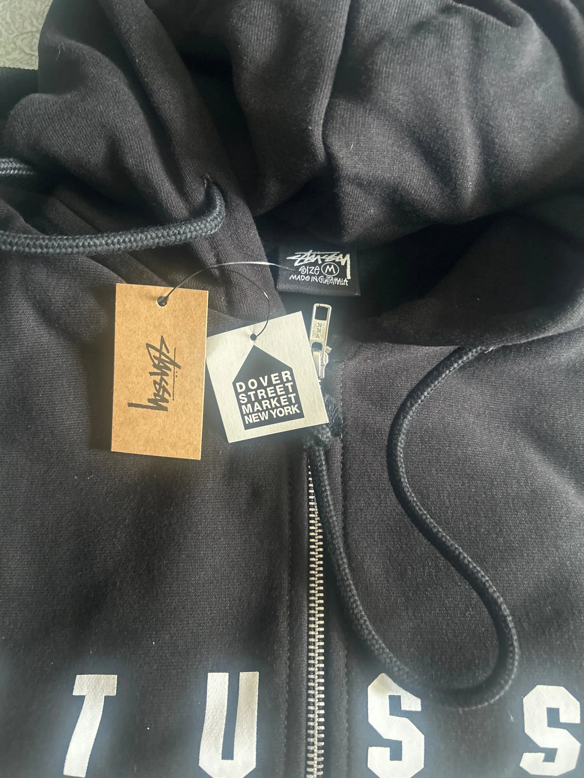 Stussy Lens Zip Hoodie Black Medium
