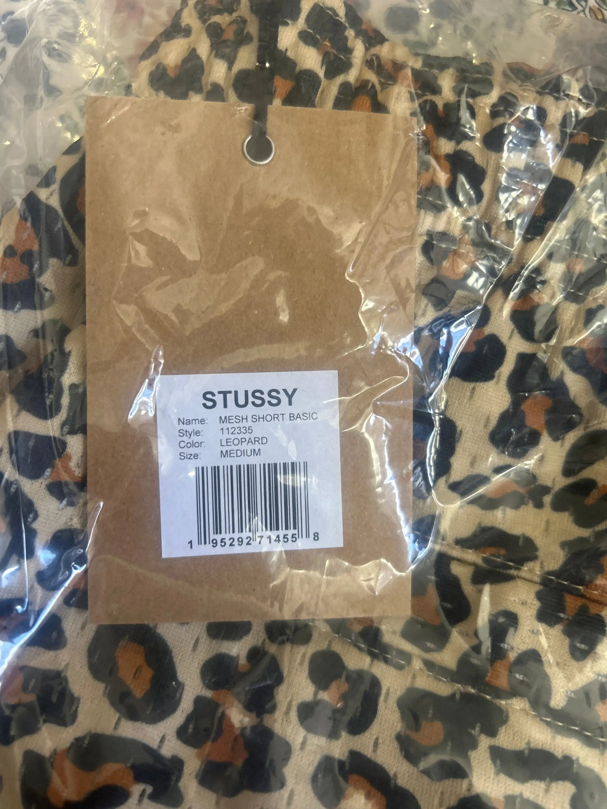 Stussy Leopard Mesh Shorts Medium