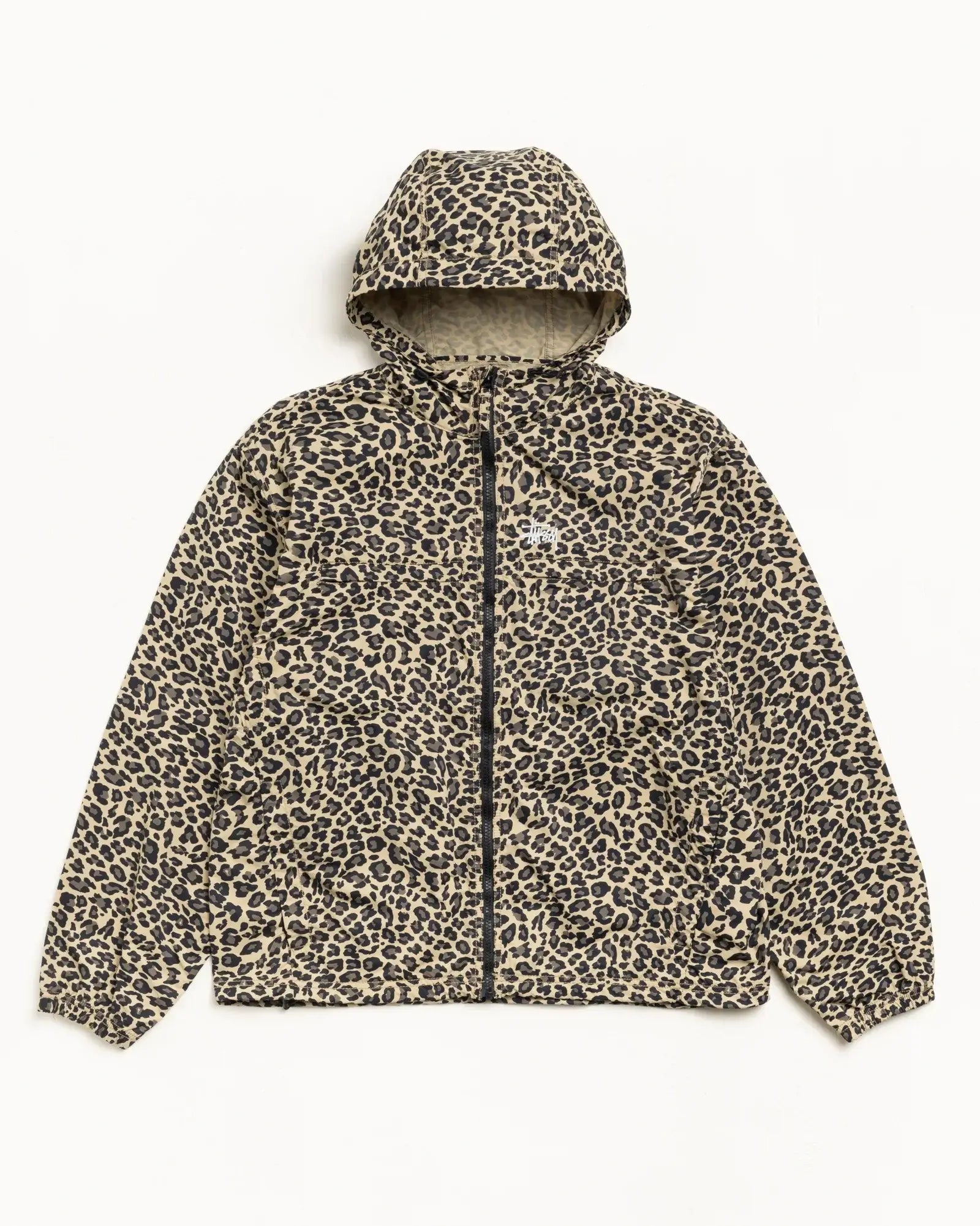 Stussy Lightweight Hooded Jacket Cheetah - Hoodies