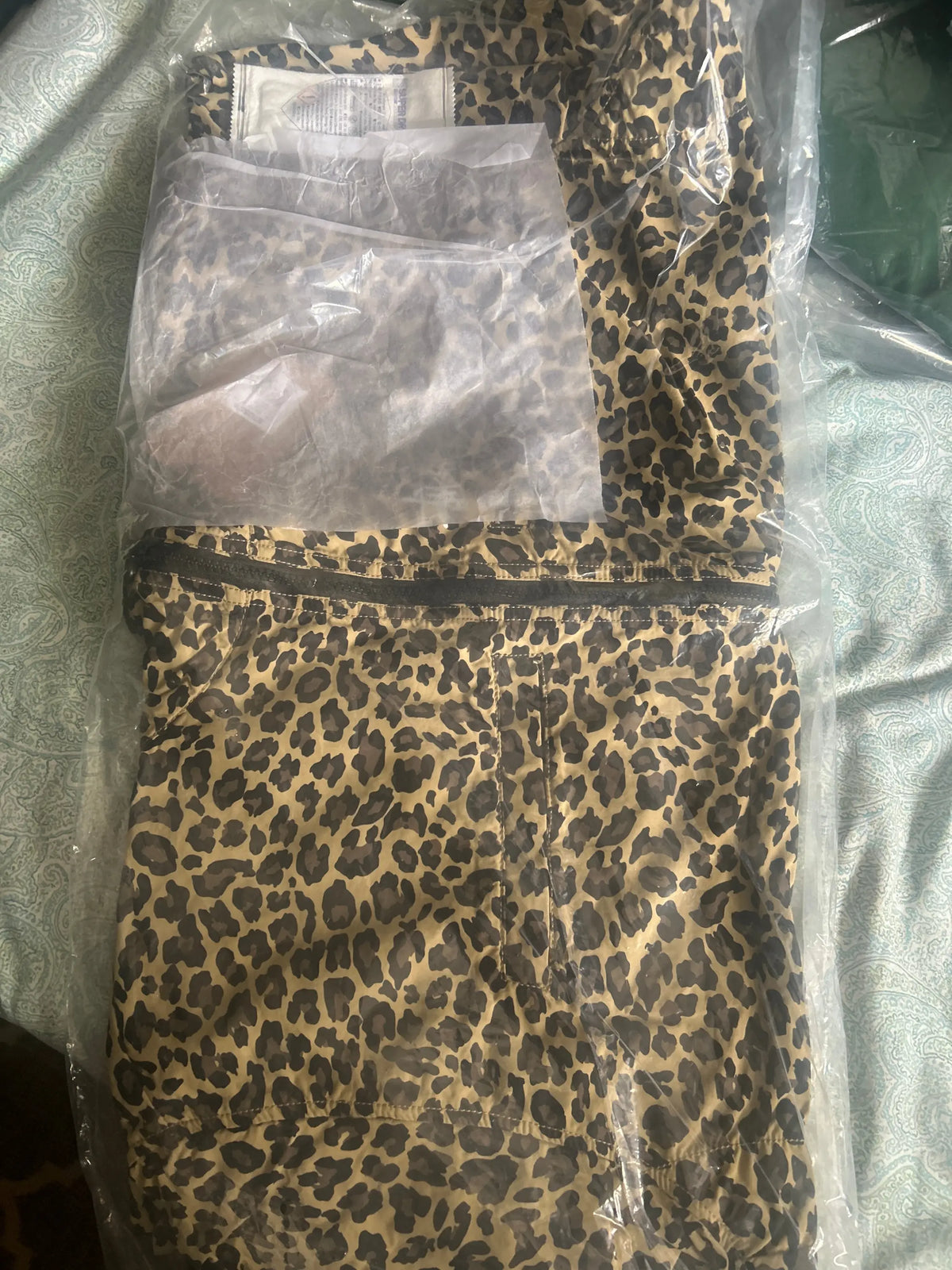 Stussy Lightweight Hooded Jacket Cheetah Medium