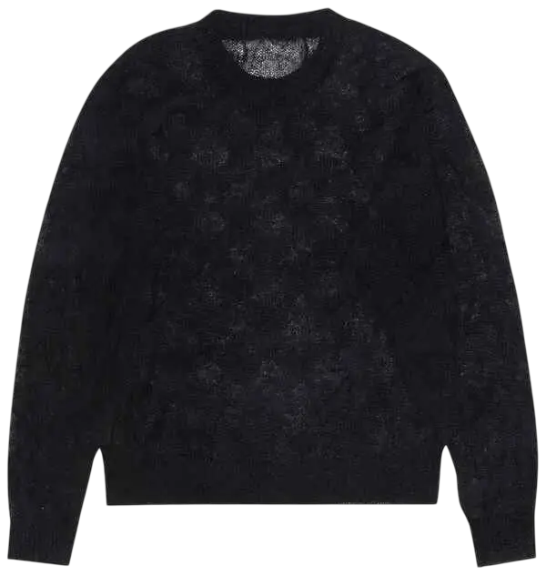 Stussy Loose Knit Cable Cross Sweater - L