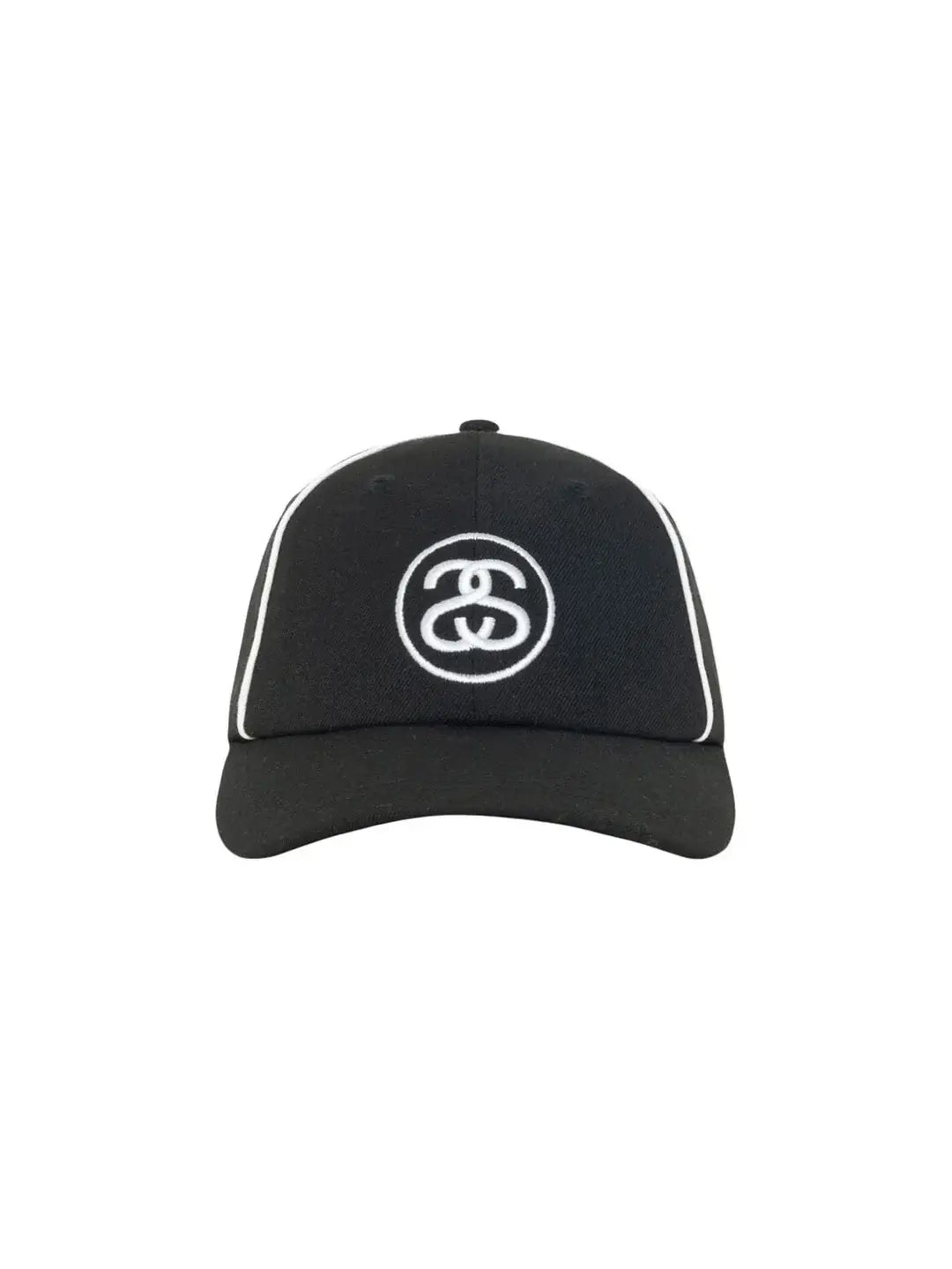 Stussy Low Profile Piping Cap Black - Hats