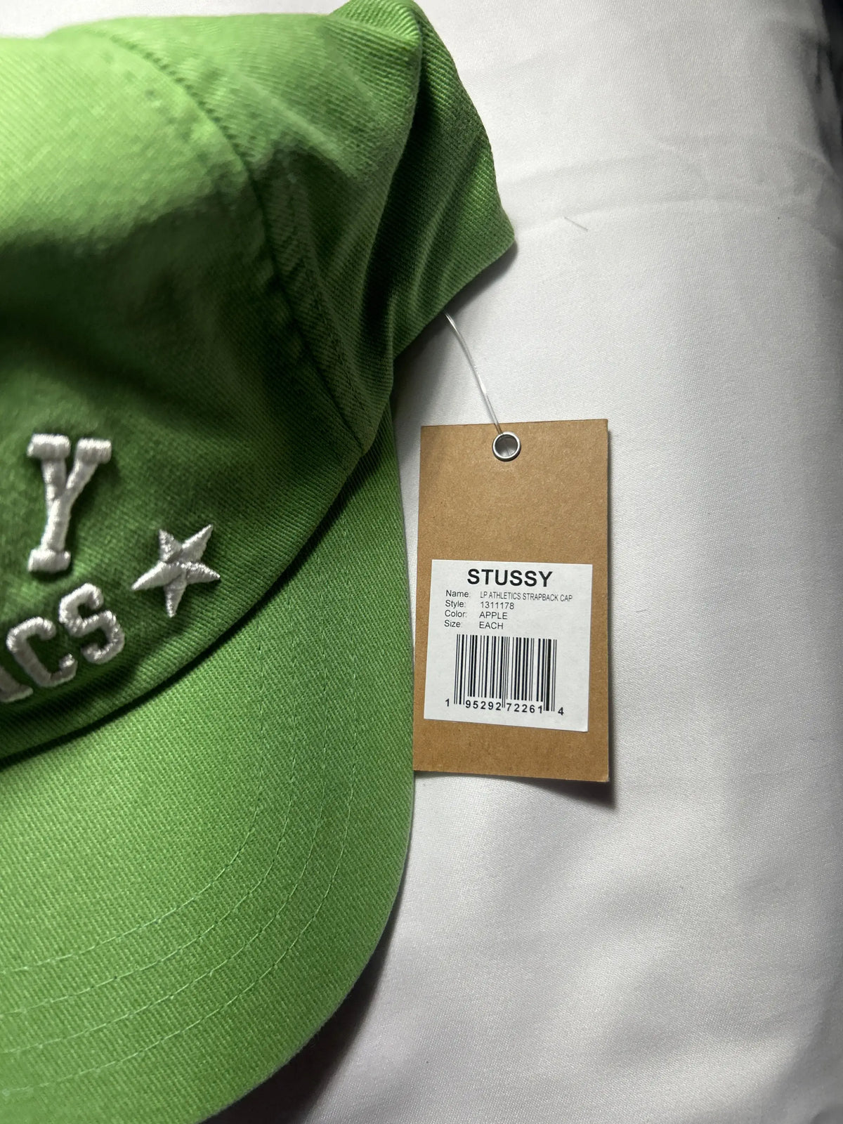 Stussy LP Athletics Strapback Hat Apple