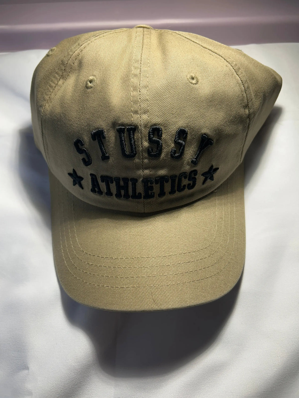Stussy LP Athletics Strapback Hat Khaki