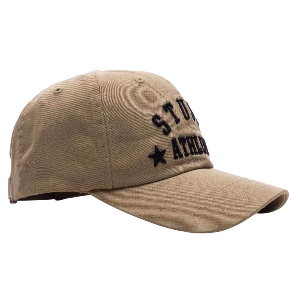 Stussy LP Athletics Strapback Hat Khaki - One size