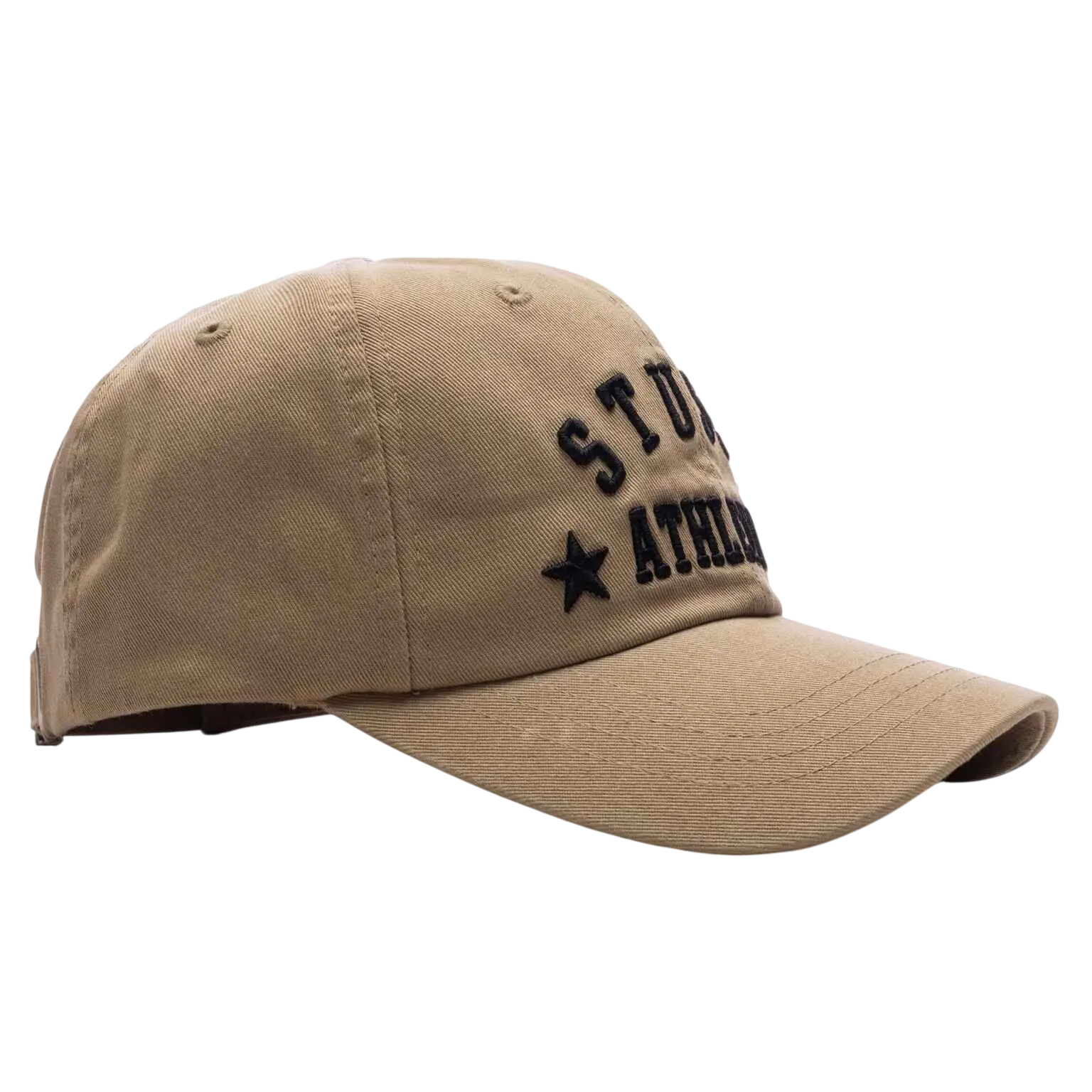Stussy LP Athletics Strapback Hat Khaki - One size