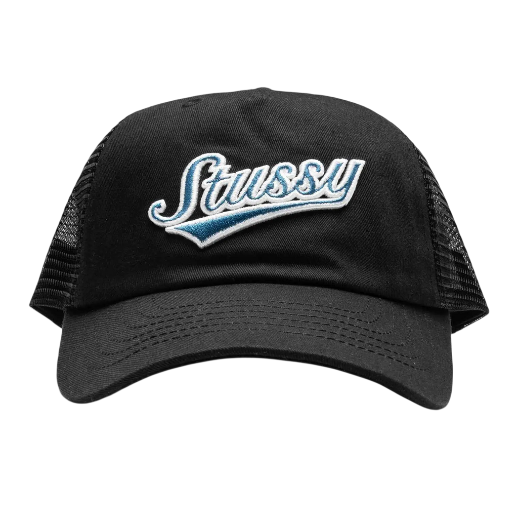 Stussy LP Trucker Athletic Cap Black - One size