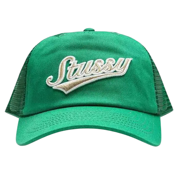 Stussy LP Trucker Athletic Cap Green - One size