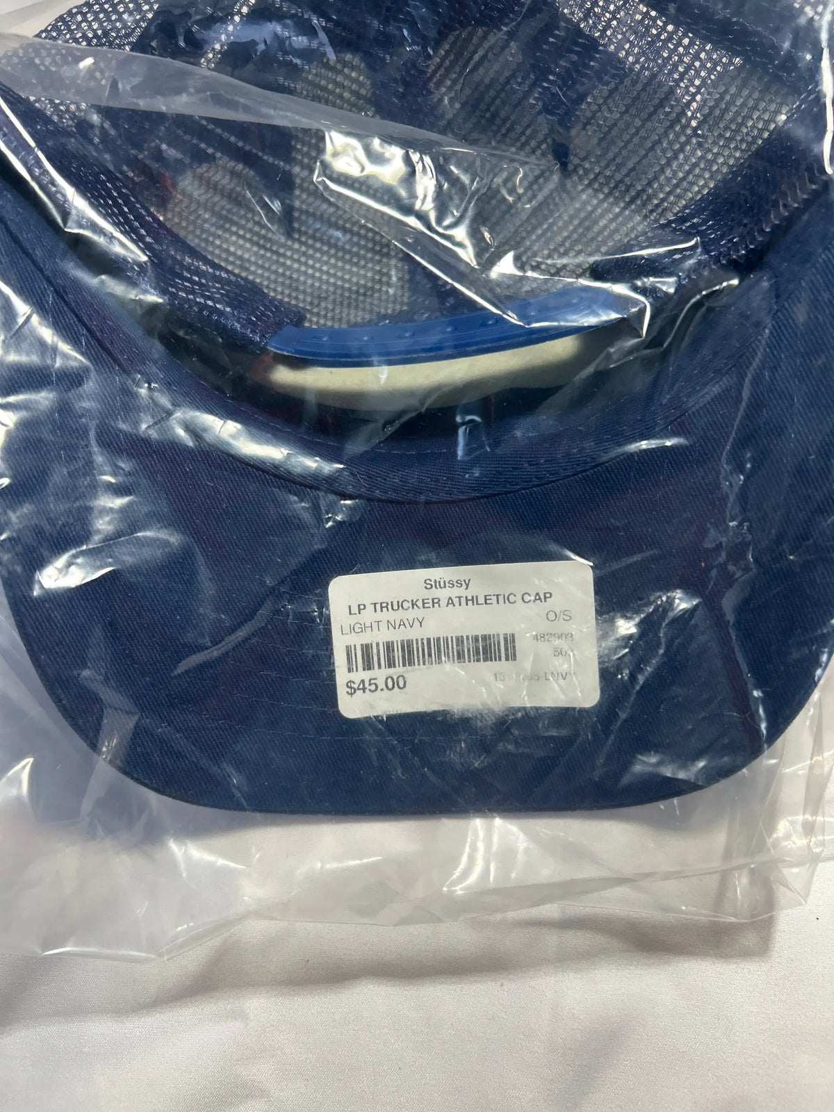 Stussy LP Trucker Athletic Cap  Light Navy