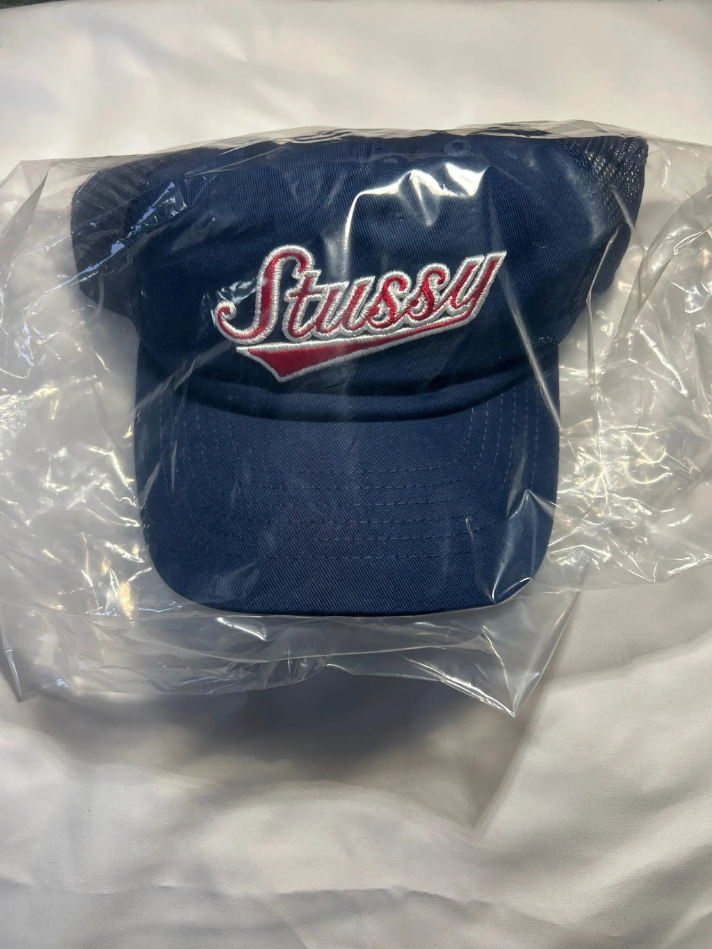 Stussy LP Trucker Athletic Cap  Light Navy