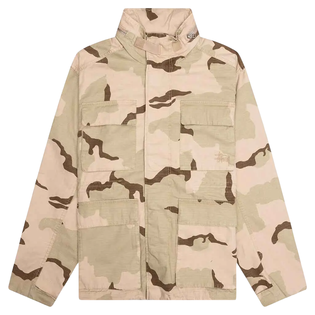 Stussy M65 Jacket Sand Camo - L