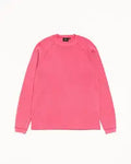 Stussy Mantra Raglan Thermal Pink - Crewnecks