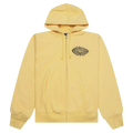 Stussy Mantra Zip Up Hoodie Yellow - M