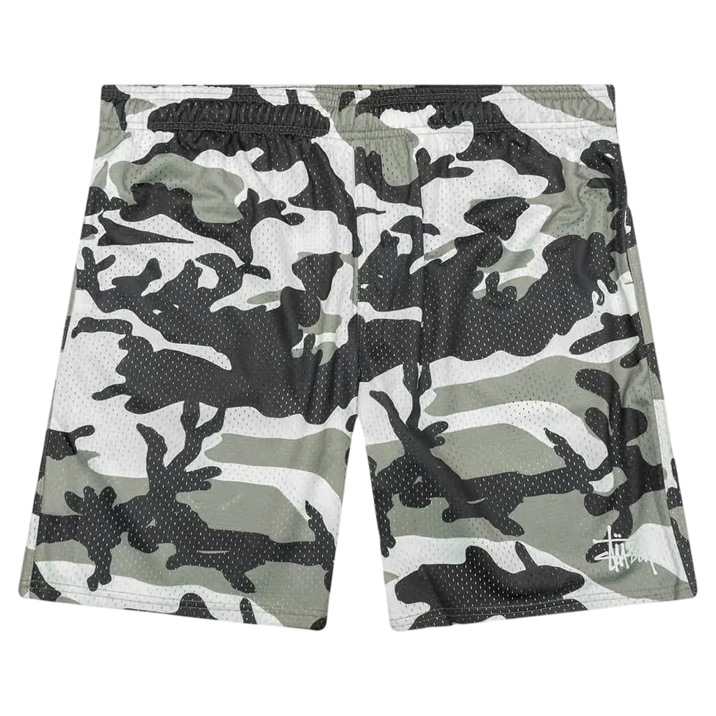 Stussy Mesh Shorts Snow Camo - M