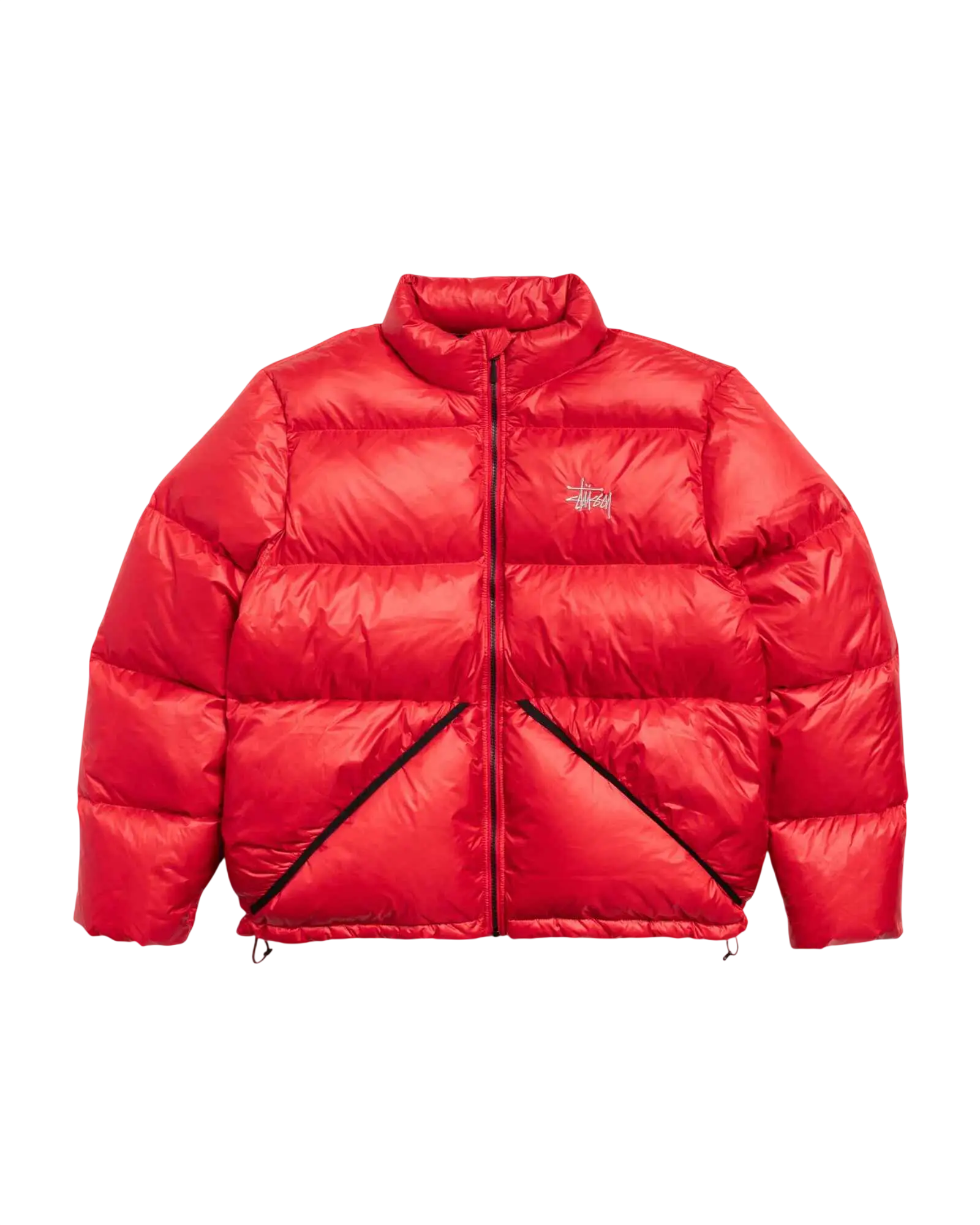 Stussy Micro Ripstop Down Jacket Red - M