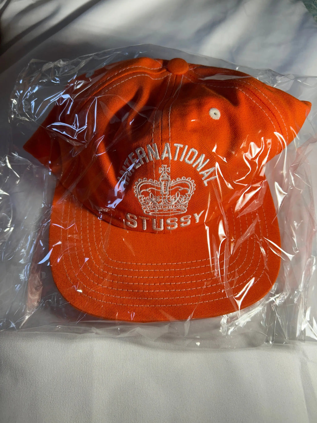 Stussy Mid Depth International Crown Cap Coral