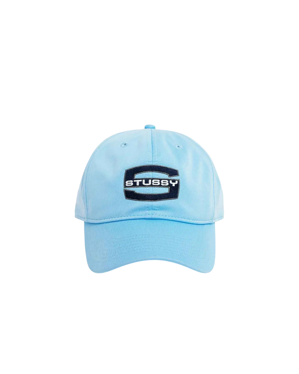 Stussy Mid-Depth large S Snapback Sky Blue - One size