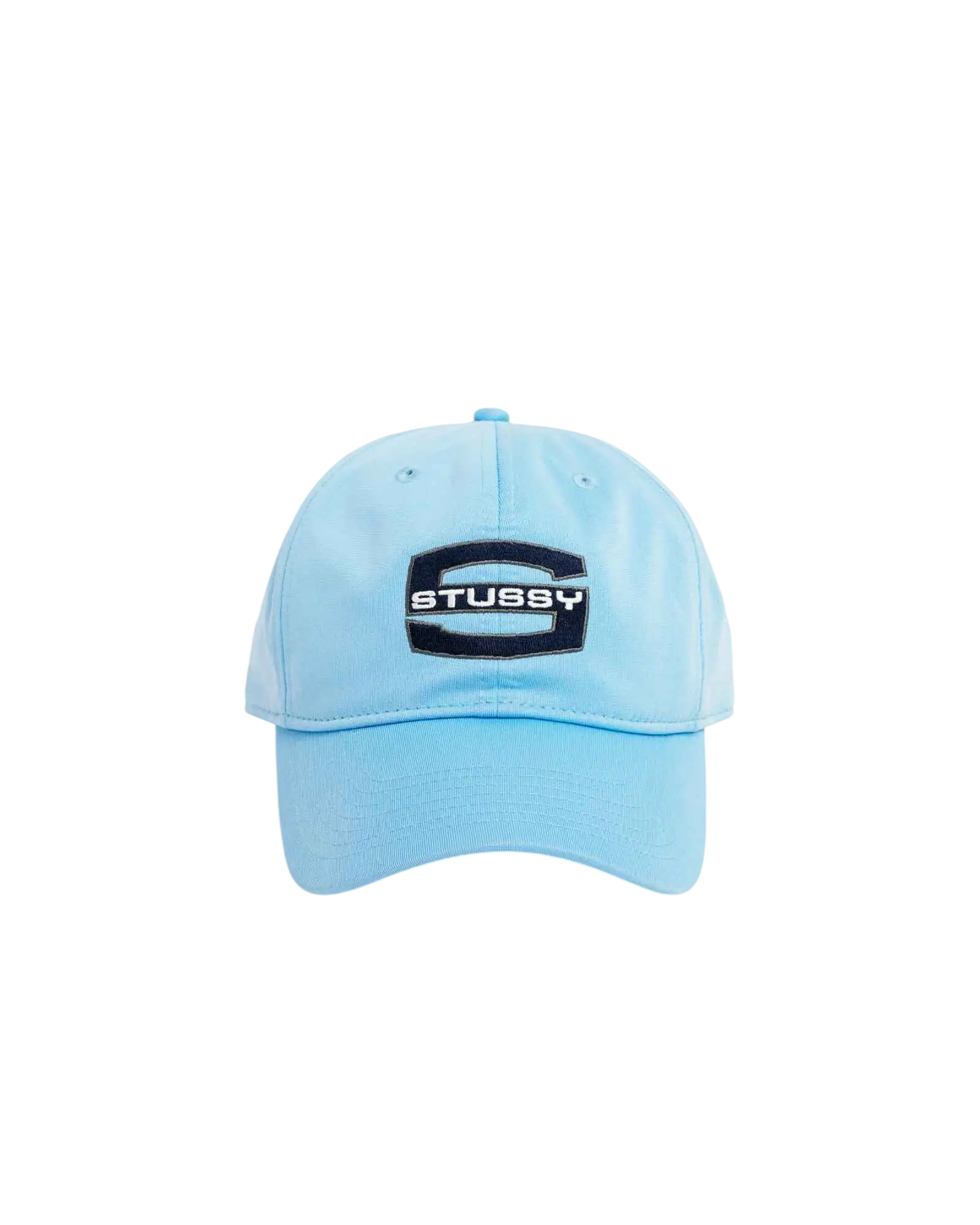 Stussy Mid-Depth large S Snapback Sky Blue - One size
