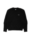 Stussy Moto Sweater Black - M
