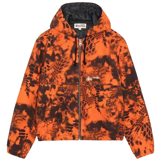 Stussy Needlepunch Work Jacket Inferno - M