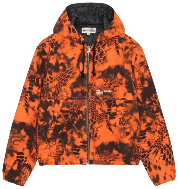 Stussy Needlepunch Work Jacket Inferno - M