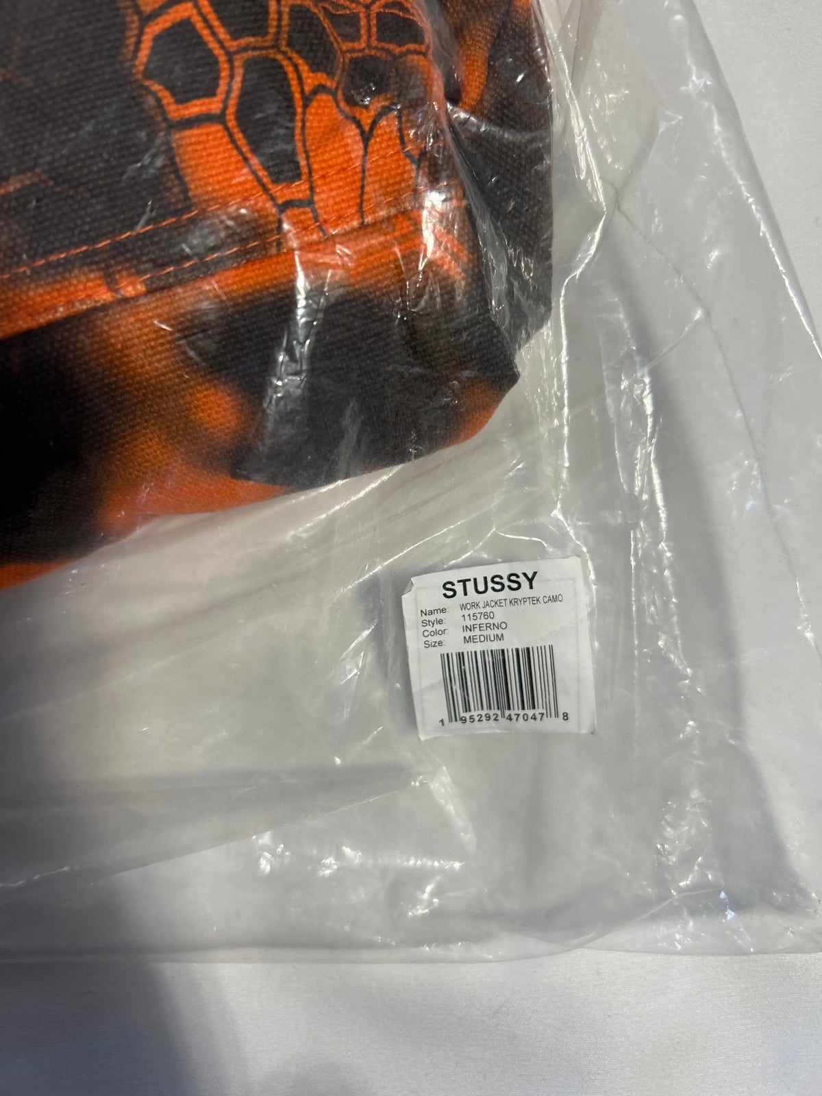 Stussy Needlepunch Work Jacket Inferno