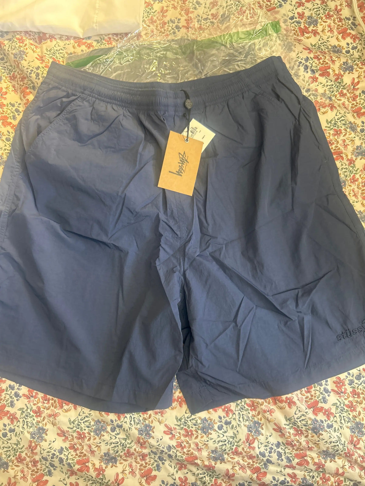Stussy Nylon Court Shorts Navy Medium
