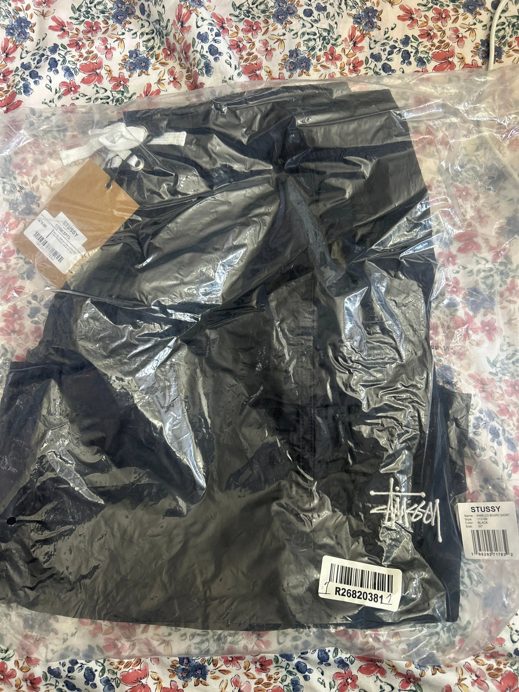 Stussy Paneled Board Shorts Black 30"