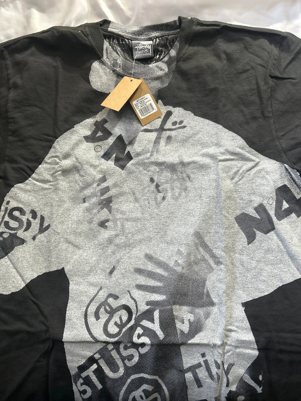 Stussy Paris Pigment Dyed Tee Black Medium