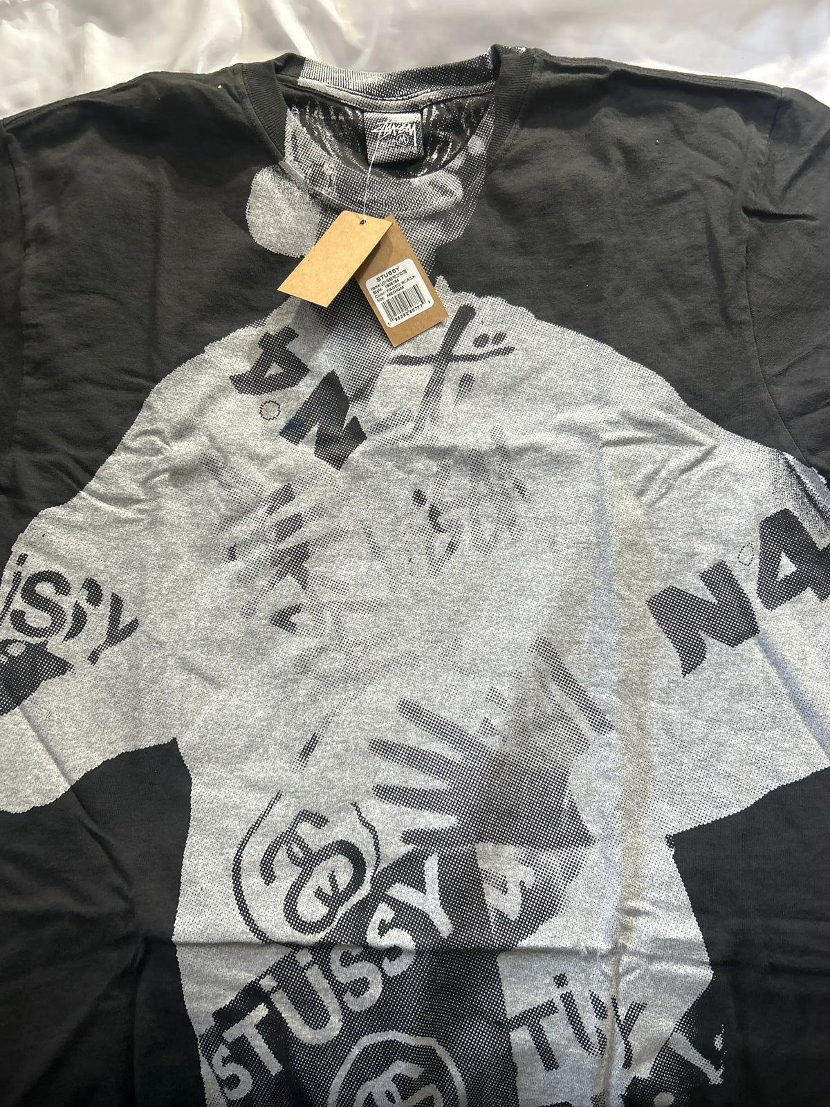 Stussy Paris Pigment Dyed Tee Black Medium