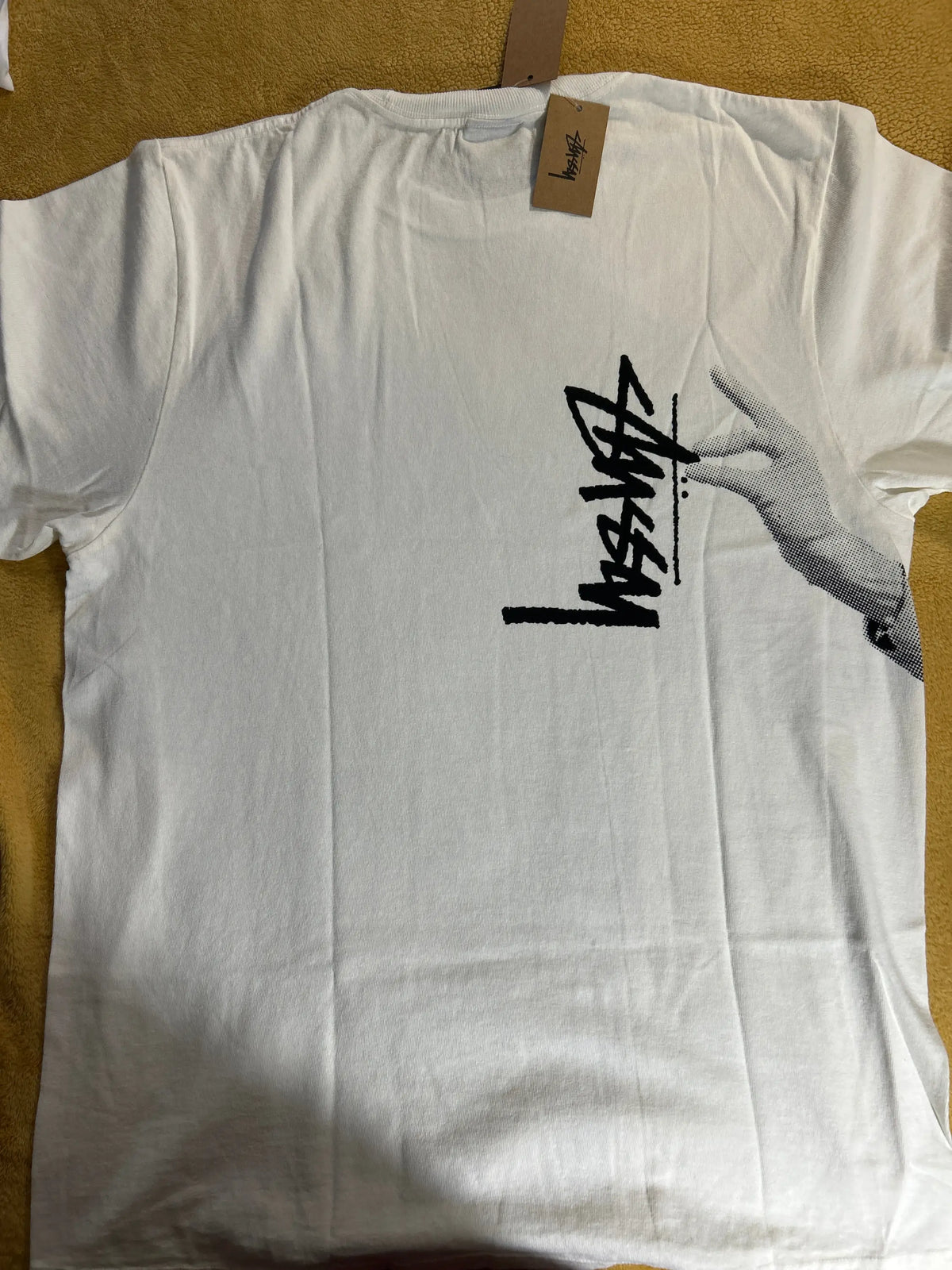 Stussy Paris Pigment Dyed Tee Natural Small