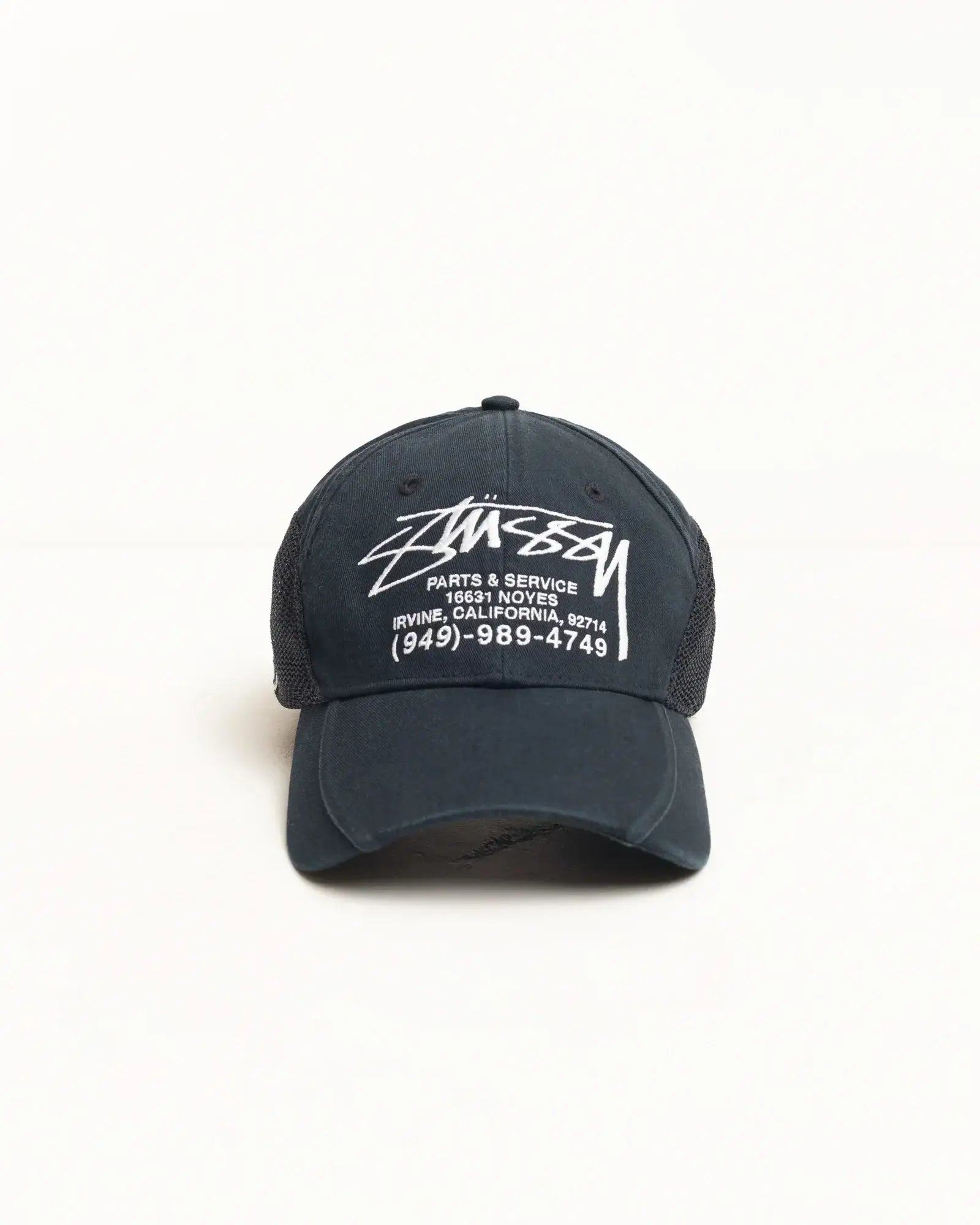 Stussy Parts and Service Mesh Cap Black - One size - Hats