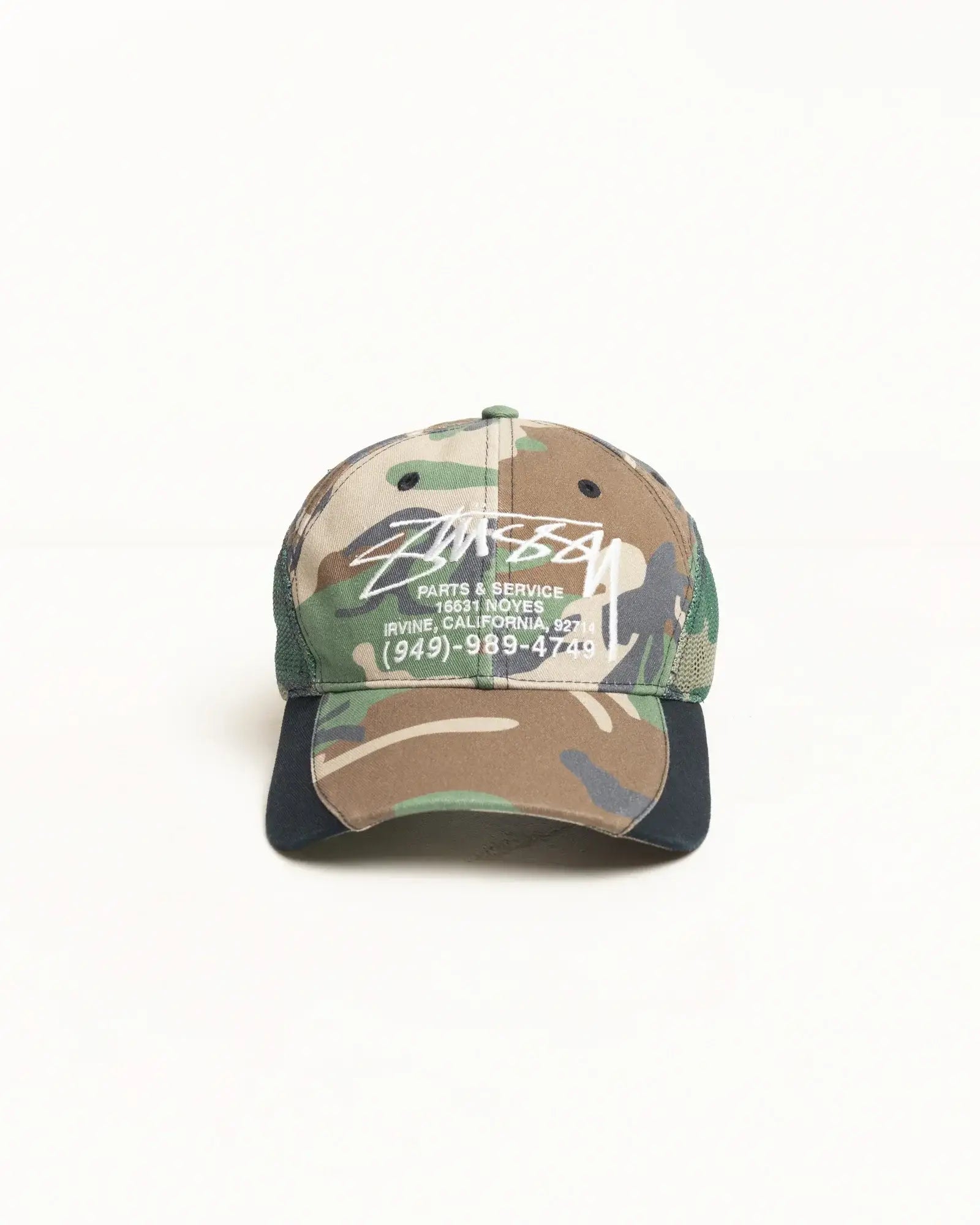 Stussy Parts and Service Mesh Cap Camo - One size - Hats