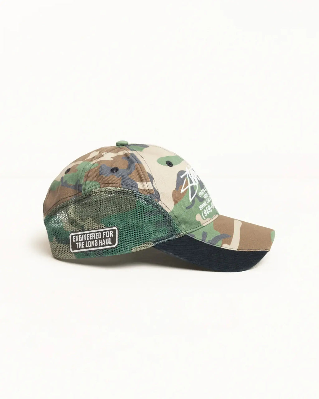Stussy Parts and Service Mesh Cap Camo - One size - Hats