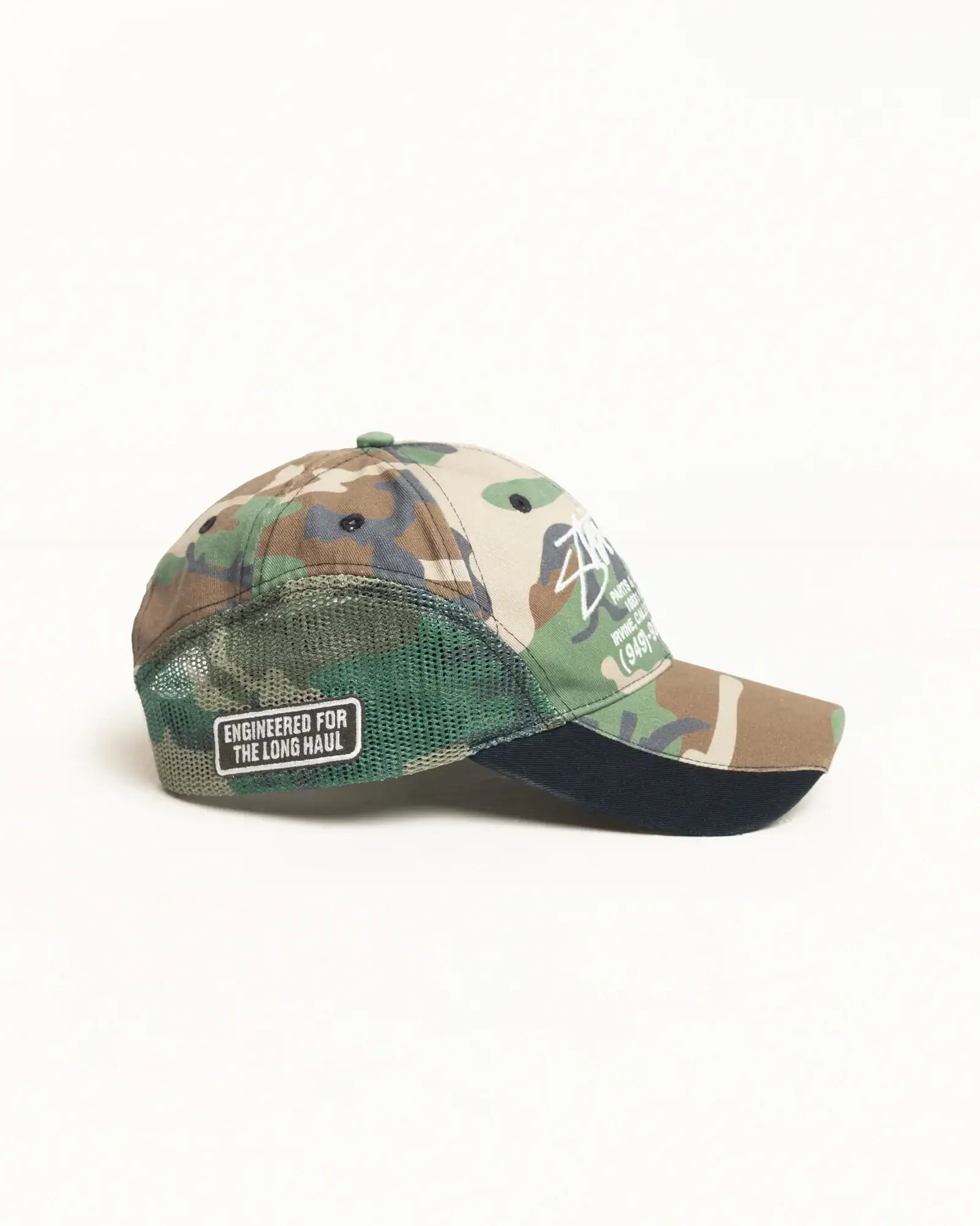Stussy Parts and Service Mesh Cap Camo - One size - Hats
