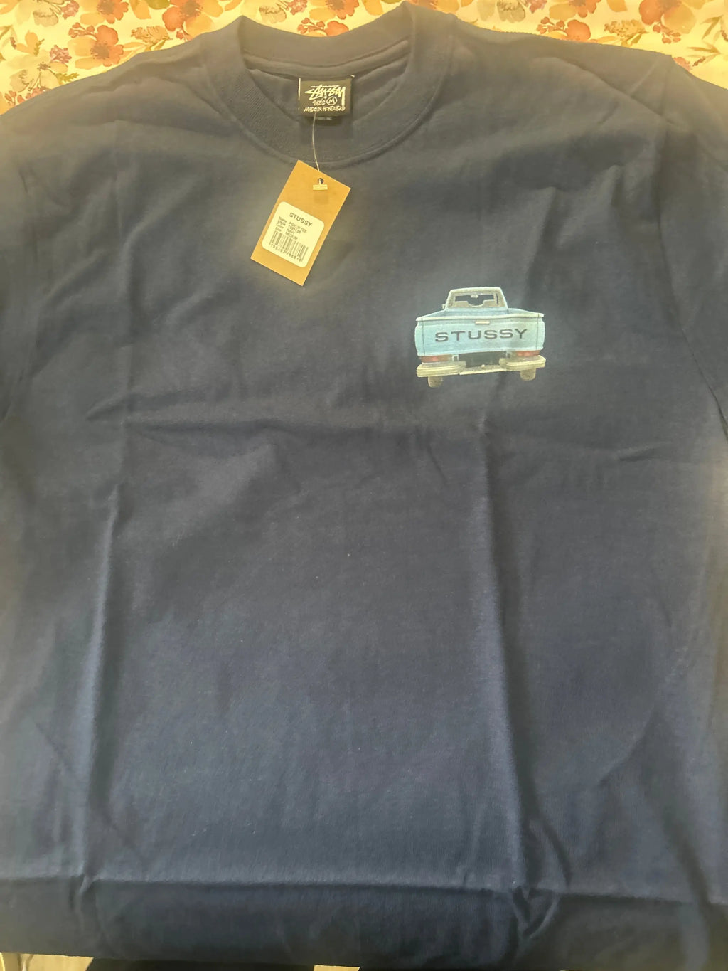 Stussy Pickup Tee Navy Medium