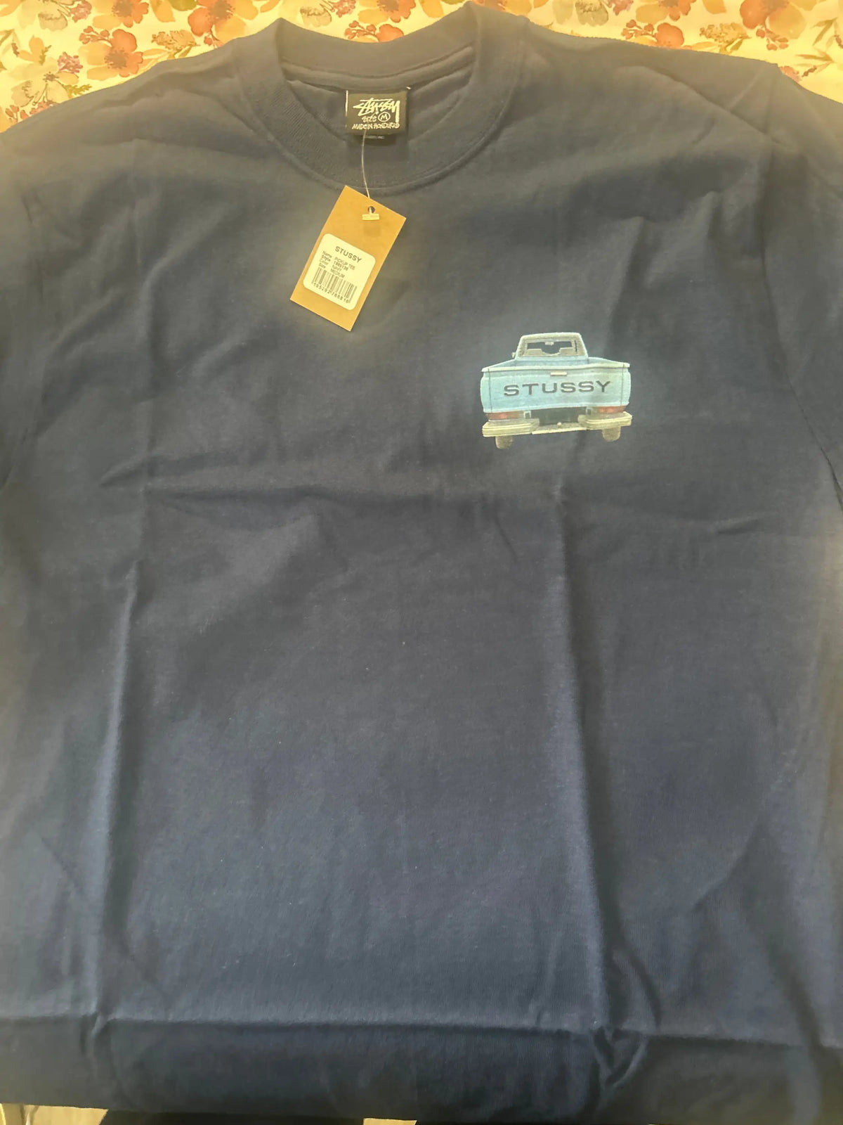 Stussy Pickup Tee Navy Medium