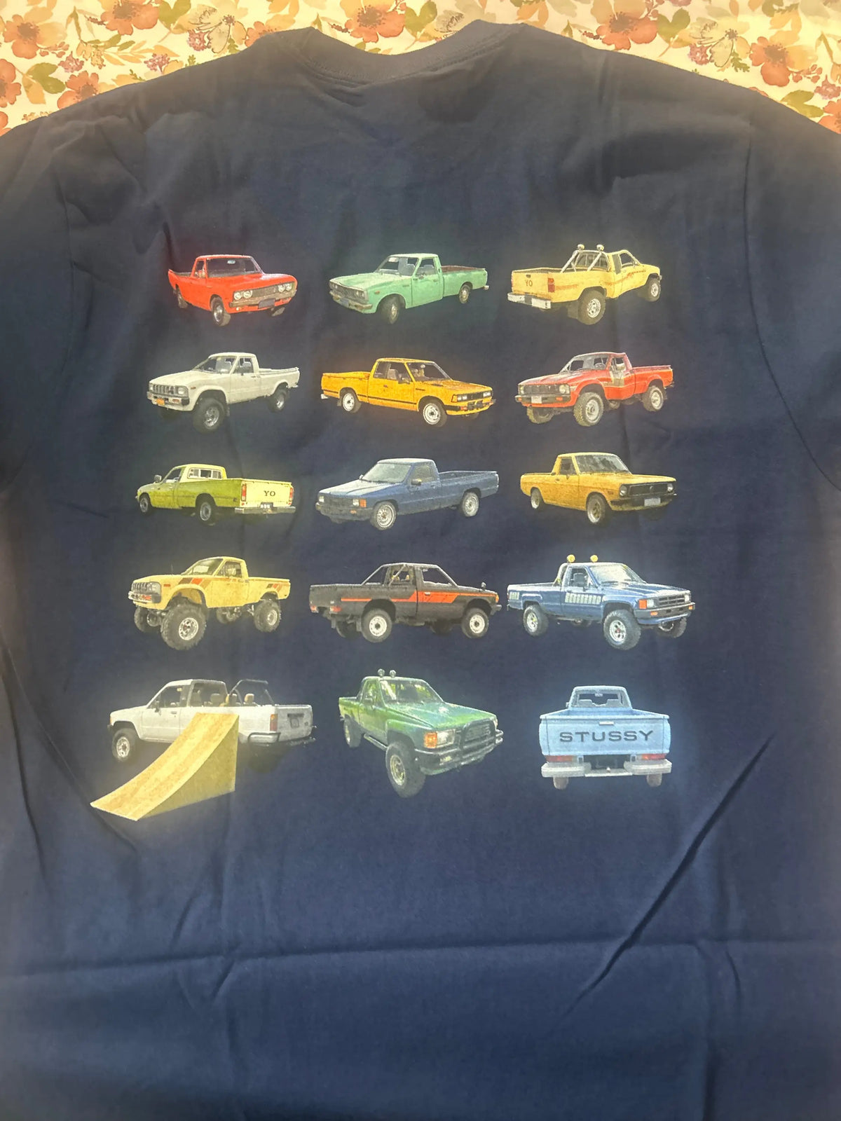 Stussy Pickup Tee Navy Medium