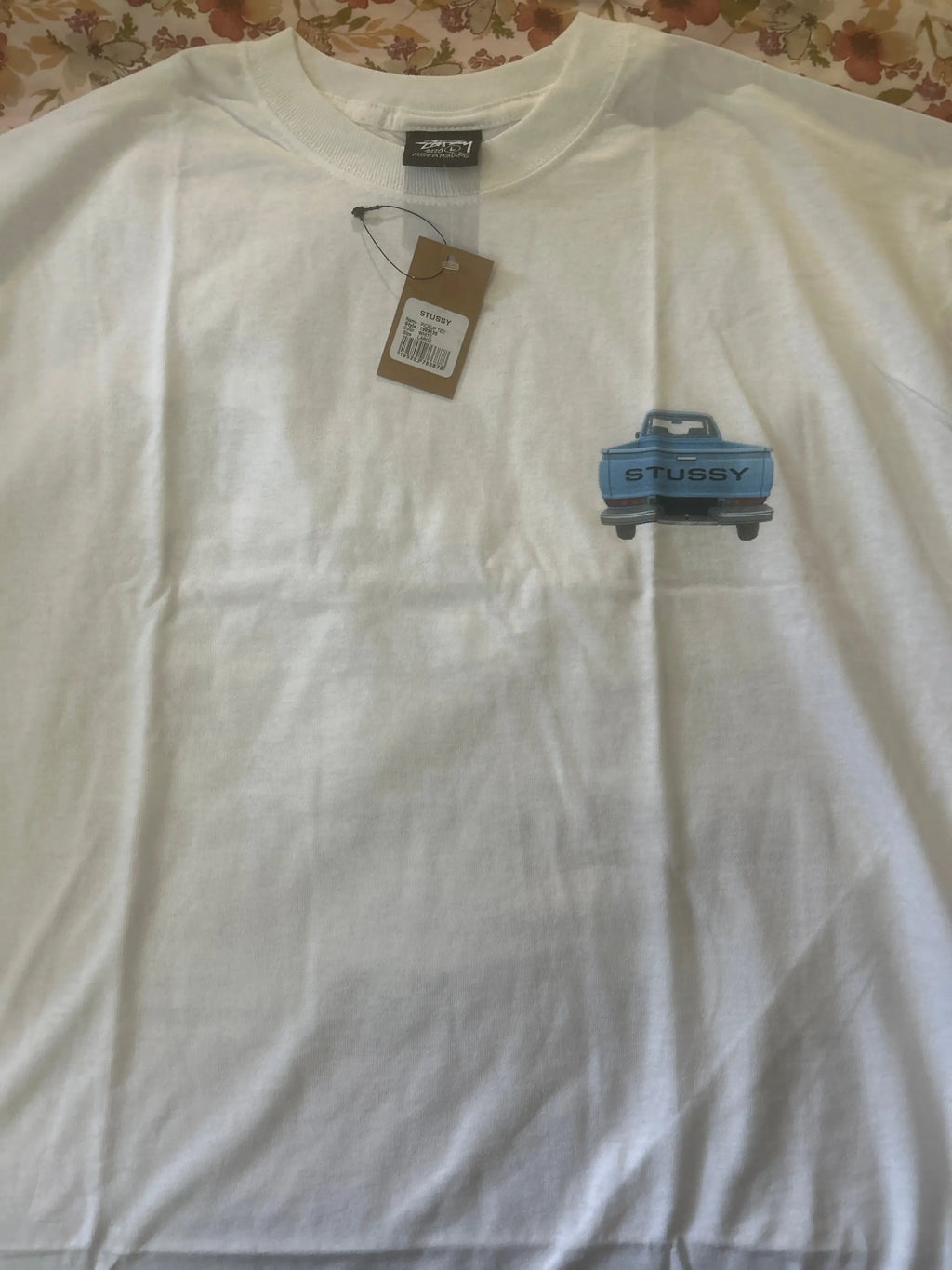 Stussy Pickup Tee White Large