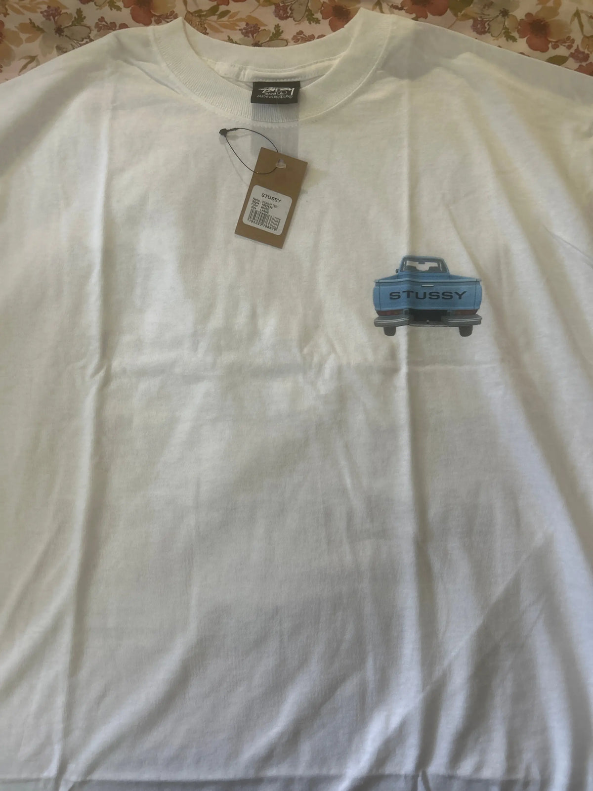 Stussy Pickup Tee White Large